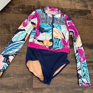 Athleta Kids Multicolor Floral Rashguard set of 2!
